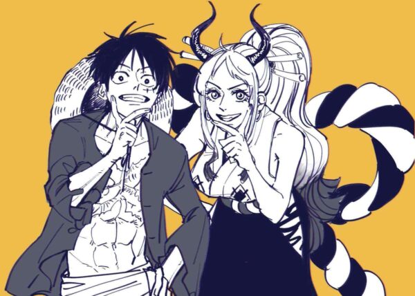Ямато и Луффи из One Piece (1)