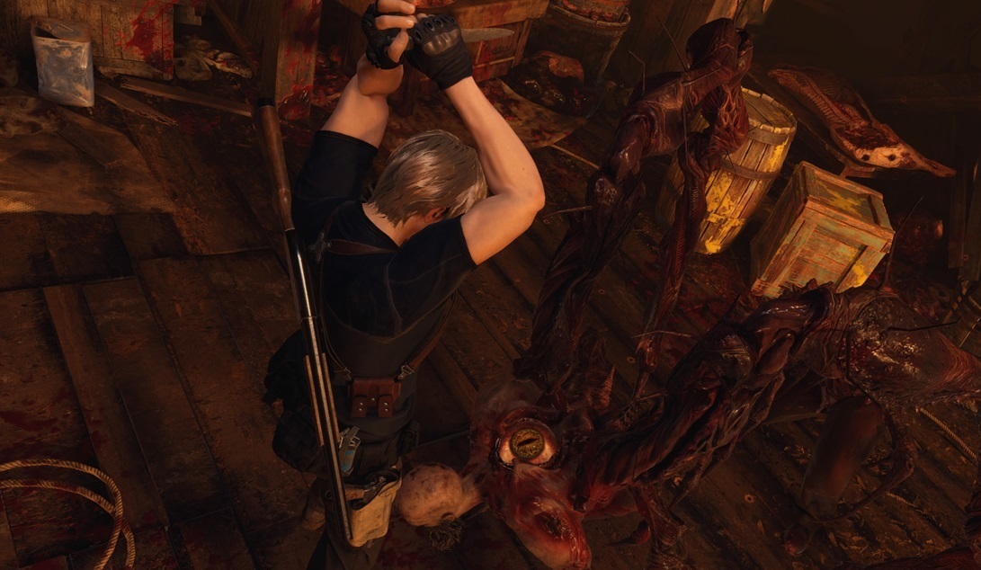 Resident Evil 4 мендес и его глаз