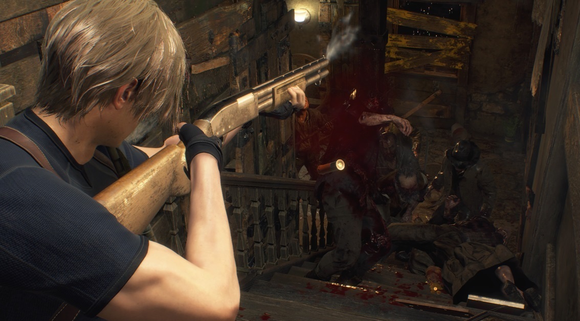 Resident Evil 4 момент из игры