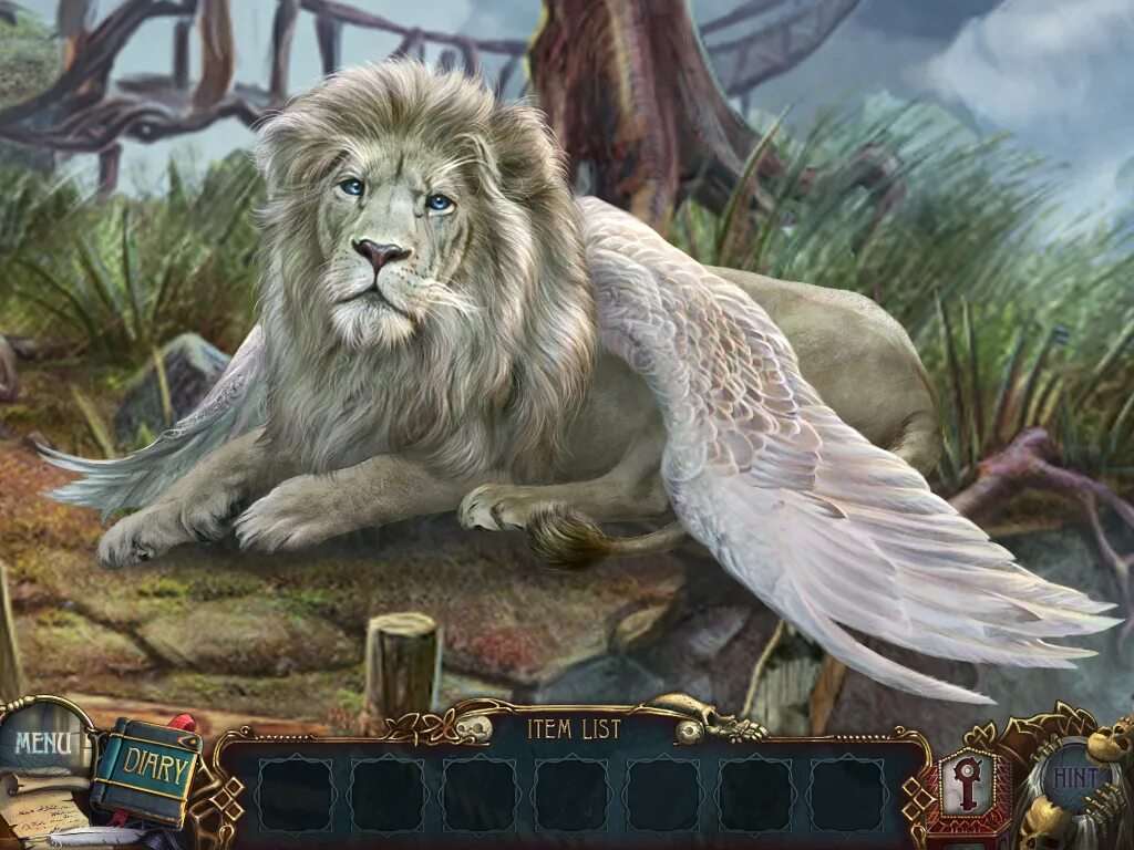 Белый Лев с крыльями 9