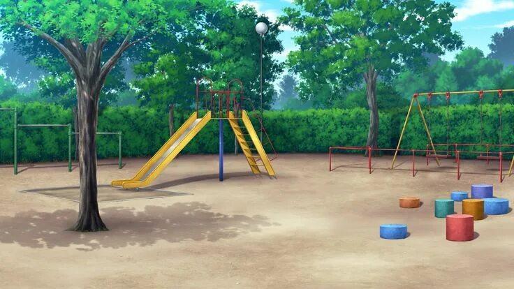 Детская площадка аниме 4