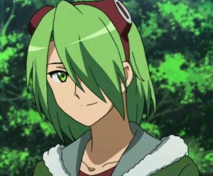 Зеленоволосые персонажи из аниме 13