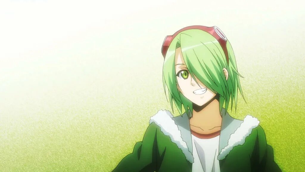 Зеленоволосые персонажи из аниме 4