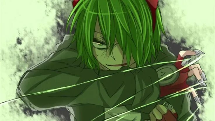 Зеленоволосые персонажи из аниме 5